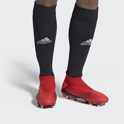 Adidas Predator 19+ Férfi Focicipő - Piros [D17752]